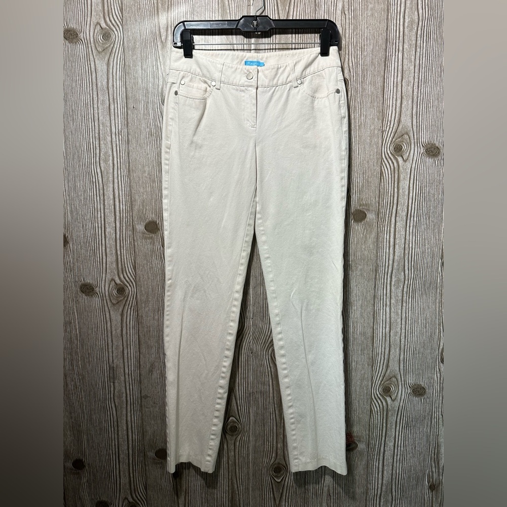 J. McLaughlin White Jeans Sz 0 - Picture 5 of 7